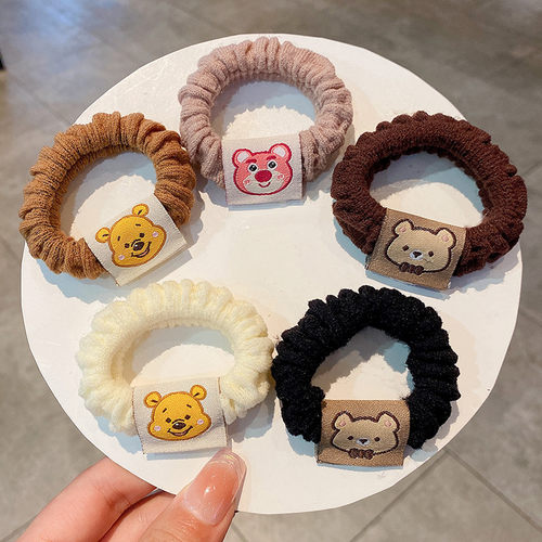 不伤发高弹力皮筋女童扎马尾头绳