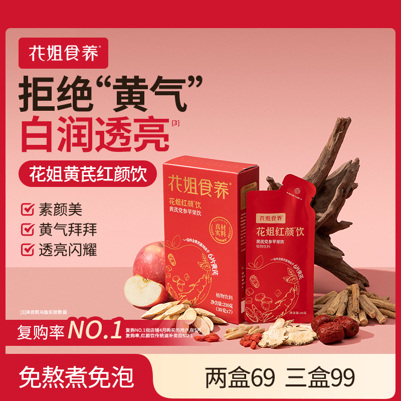 【好氣色】花姐紅顏飲黃芪蘋果水