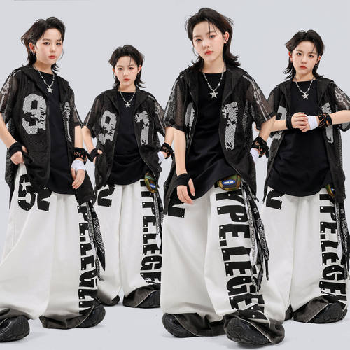 男童街舞演出服嘻哈儿童夏季