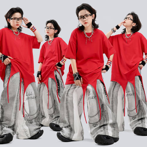 儿童街舞潮服嘻哈风男女童
