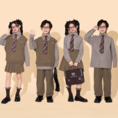 国庆儿童合唱演出服幼儿园班服男女童朗诵啦啦队小学生运动会服装