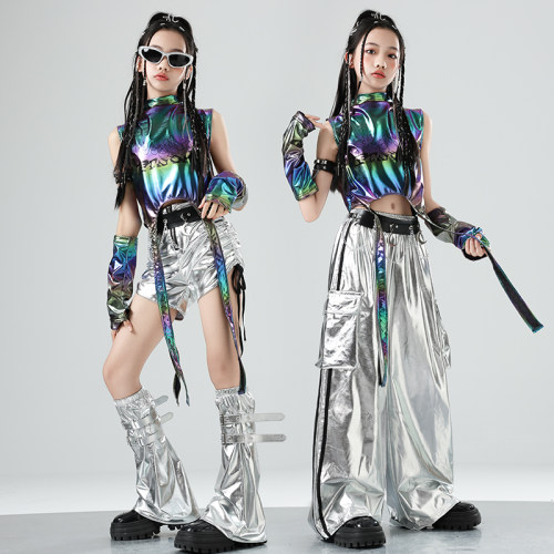 走秀潮服多巴胺潮款女童t台走秀