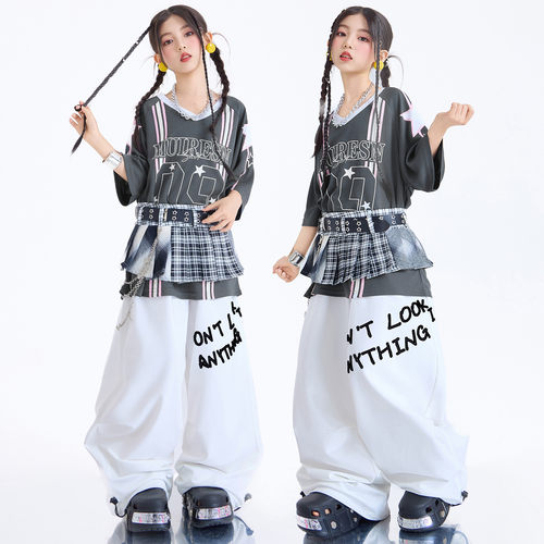 女童爵士舞服装时髦潮酷儿