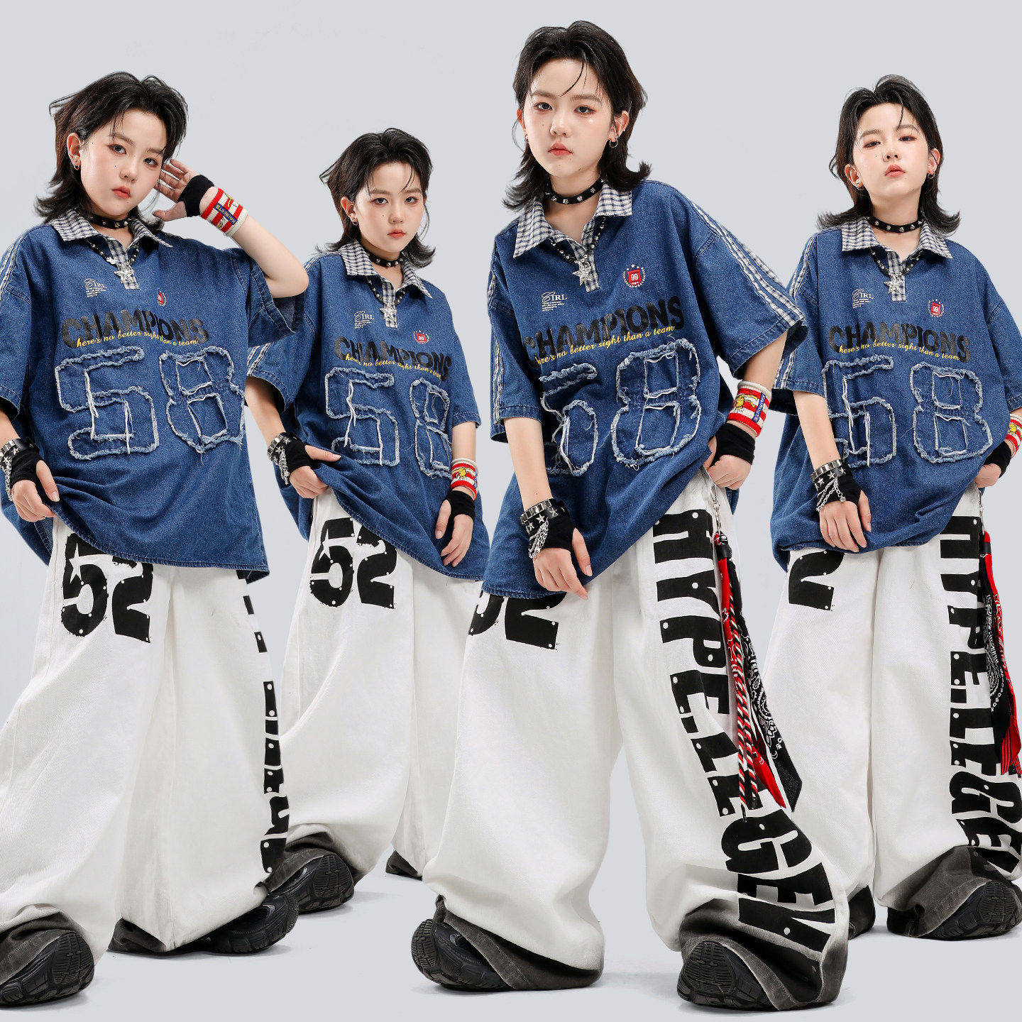 街舞男童潮服少儿hiphop架子鼓