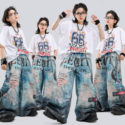 街舞男童潮服儿童嘻哈演出服