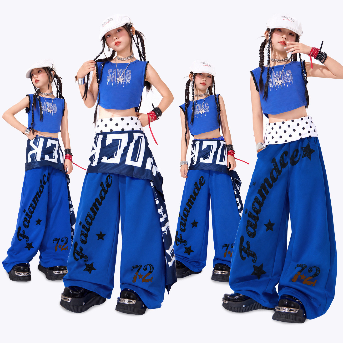 女童爵士舞潮酷服jazz个性儿童图片