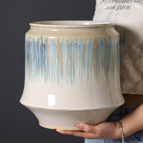 始器陶瓷花盆北欧风高档大号