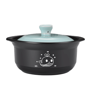 砂锅煲家用耐高温干烧不裂陶瓷煲仔饭炖汤燃气煤气灶专用小号沙锅