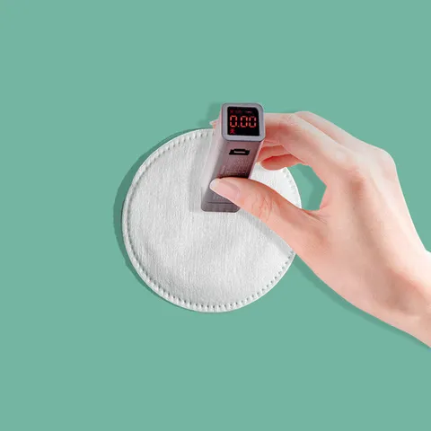 圆形三层卸妆棉化妆棉片厚款美容院夹心英文版家用一次性纯棉