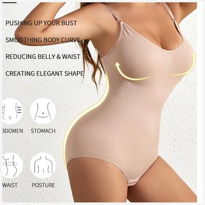 Seamless Shapewear  Bodysuit连体塑身内衣大码产后收腰束腹