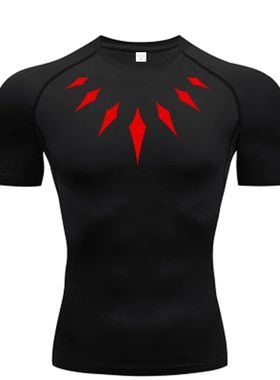 Men's Compression Shirt Anime Print Gym Sport Quick Dry Gym