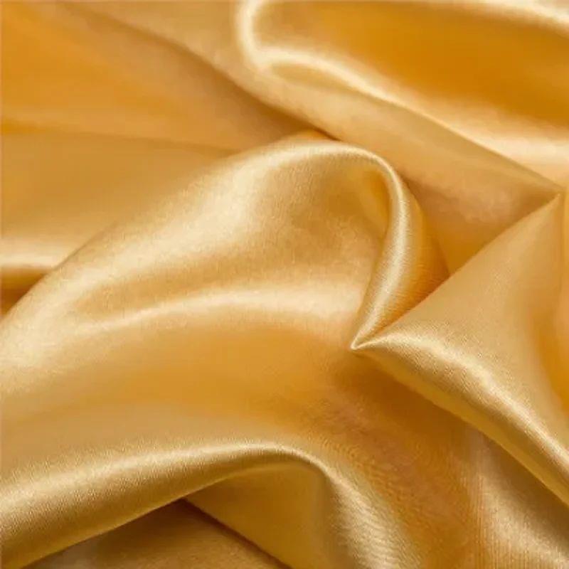 Imitated Silk Satin Fabric By the Yard Cloth Material for S