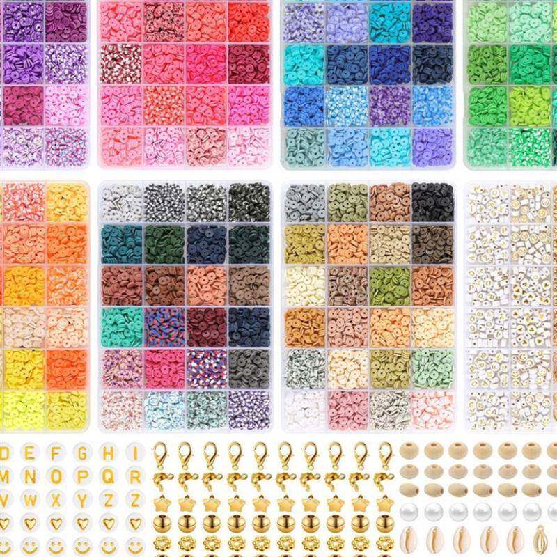 Clay eads Set racelet Necklce Making Accessories Kit