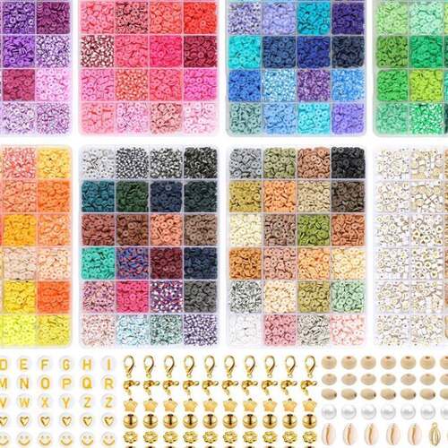 Clay eads Set racelet Necklce Making Accessories Kit
