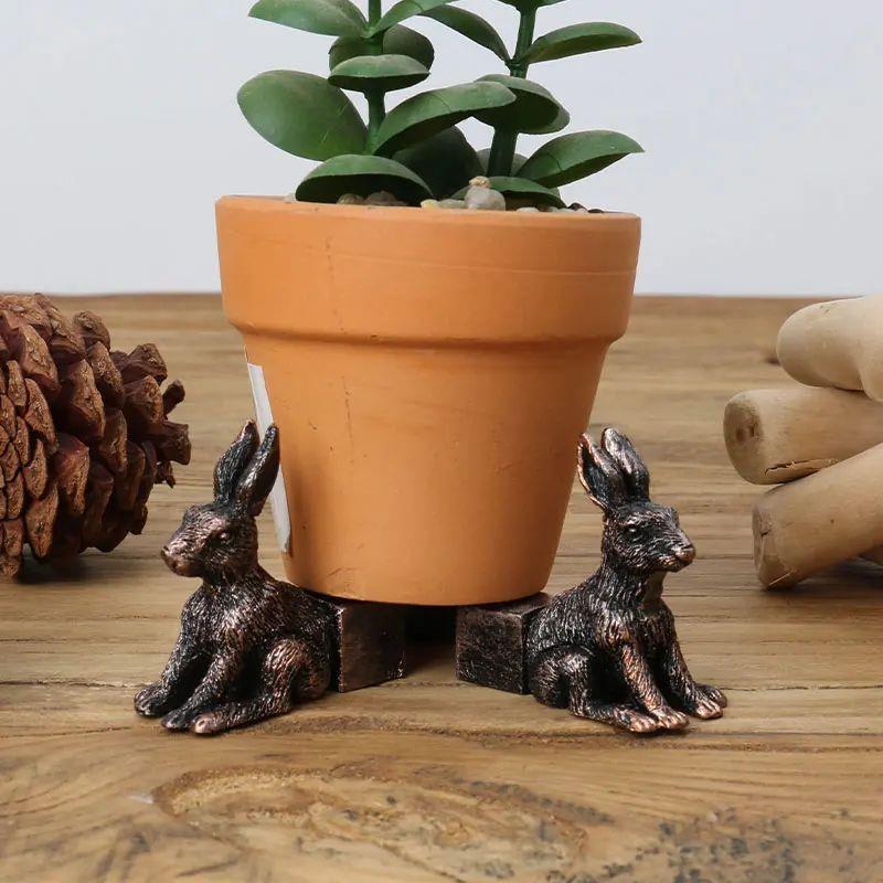 Animal Plant Pot Foot Flower Pot Support Resin Craft