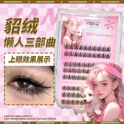 Natural Eyelash Clusters DIY Manga Lashes Soft False Eyelash