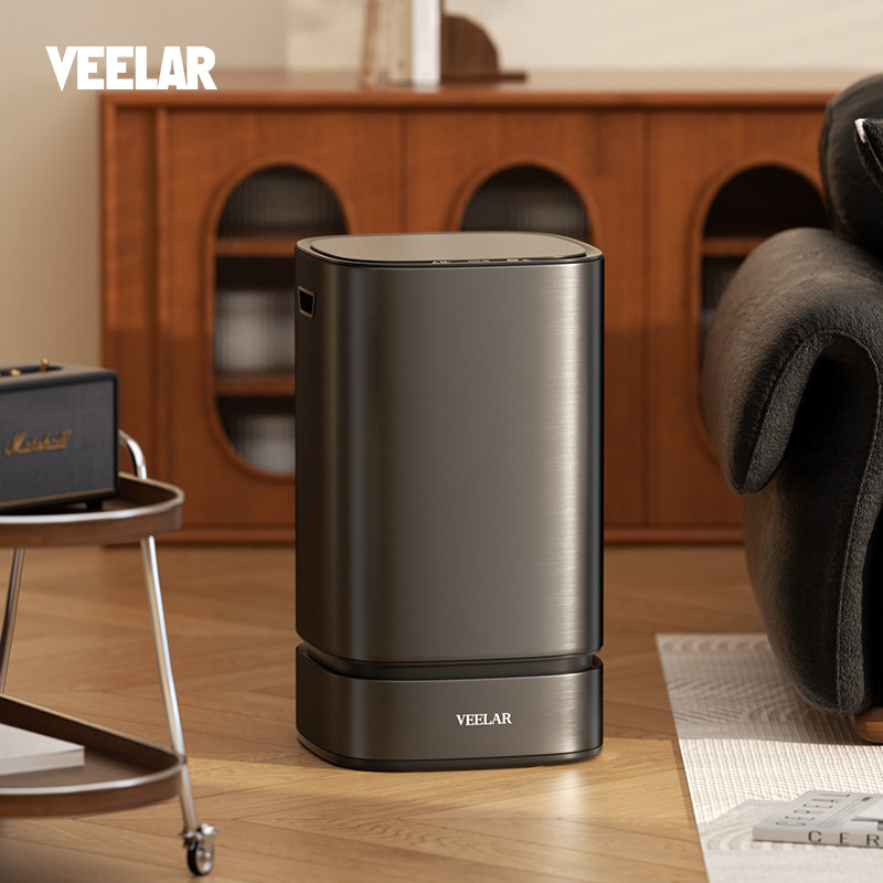 VEELAR智能感应垃圾桶家用客厅厨房高颜值简约创意2026新款