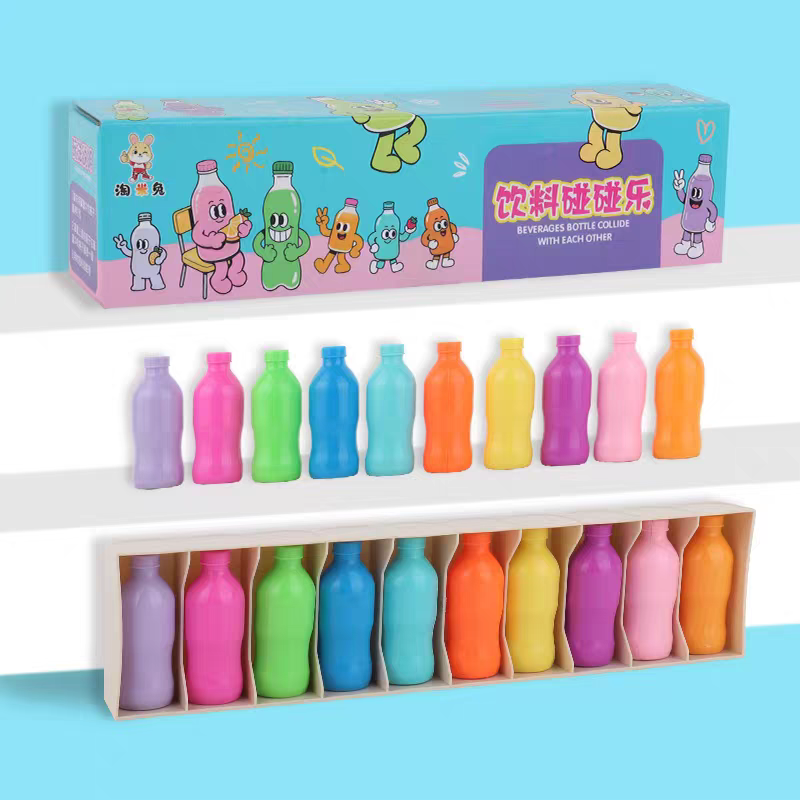 猜瓶子记忆力逻辑思维训练桌面游戏亲子互动益智儿童玩具颜色配对