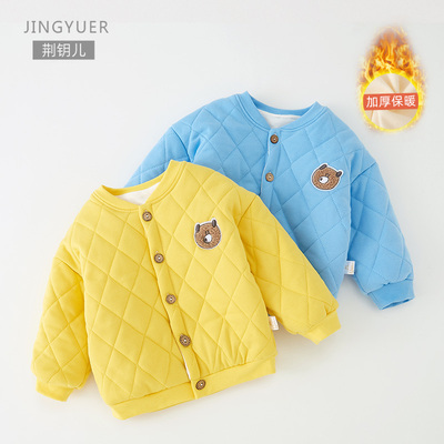 宝宝加厚棉服外套秋冬