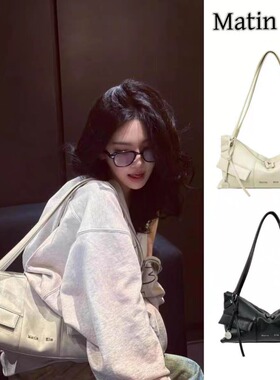 现货matinkim单肩托特包慵懒街头风小众26新款包包大容量通勤百搭
