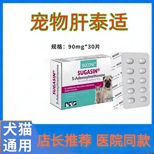宠诺肝泰适SUGASIN宠物护肝片丹仕同效犬猫护肝保肝口服片补充剂
