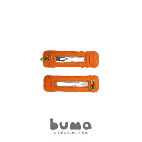 女孩发卡buma手缠手工儿童发夹