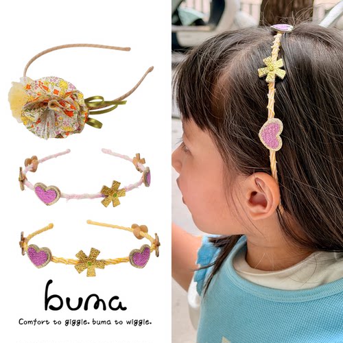 buma26ss新品原创儿童手工发箍花园小径