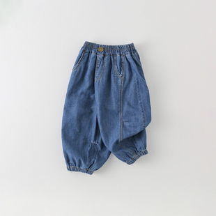 男孩牛仔裤 2026新款 春夏薄款 中小童春装 洋气 男童裤 宝宝长裤 子春季