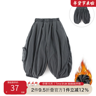 儿童棉裤冬季2025新款女童裤子