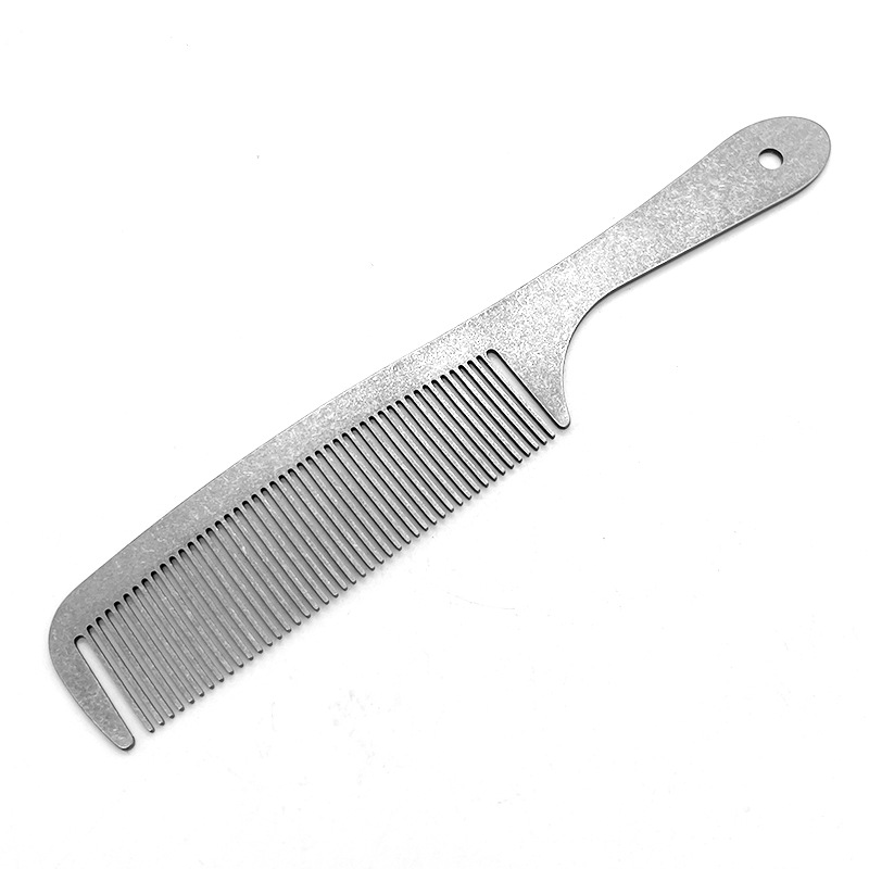 纯钛户外旅行带柄梳子女士发梳