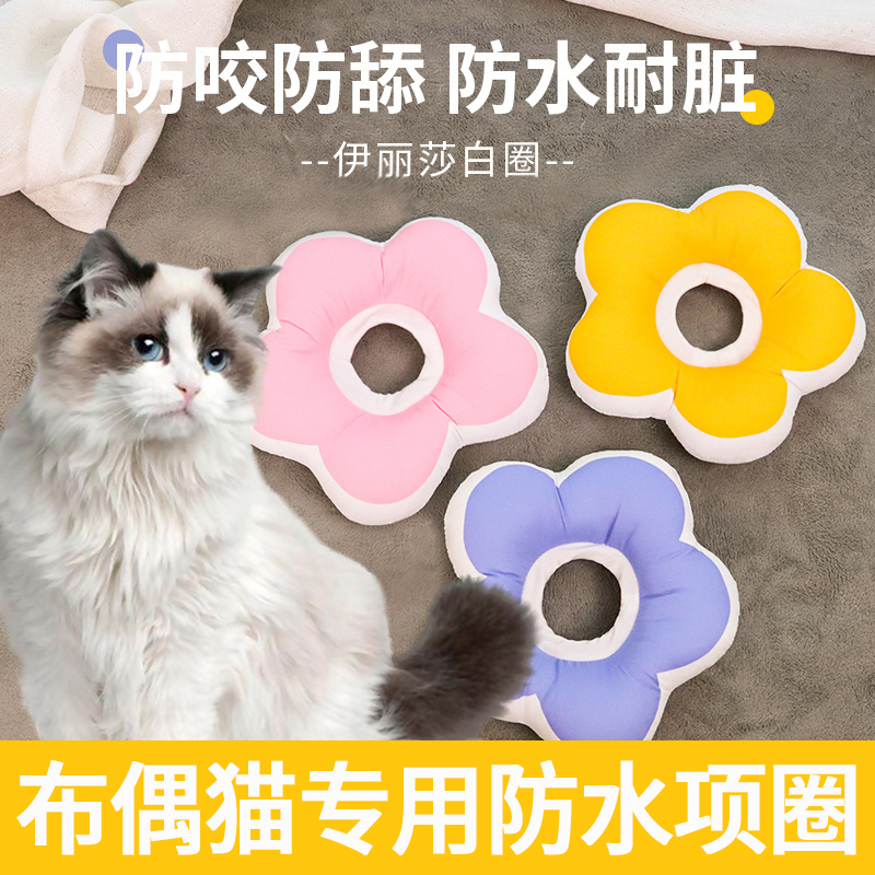 猫咪伊丽莎白圈猫术后不影响可吃饭幼猫小猫猫用软可爱简约绝育圈