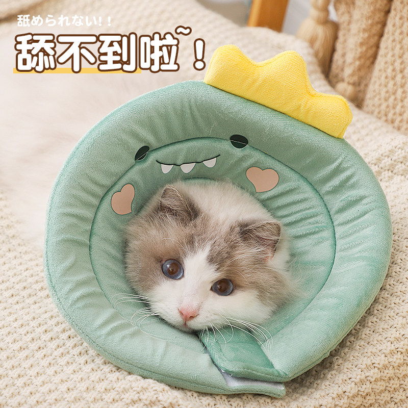 猫咪伊丽莎白圈猫不影响可吃饭幼猫小猫猫用软高颜值可调节耻辱圈