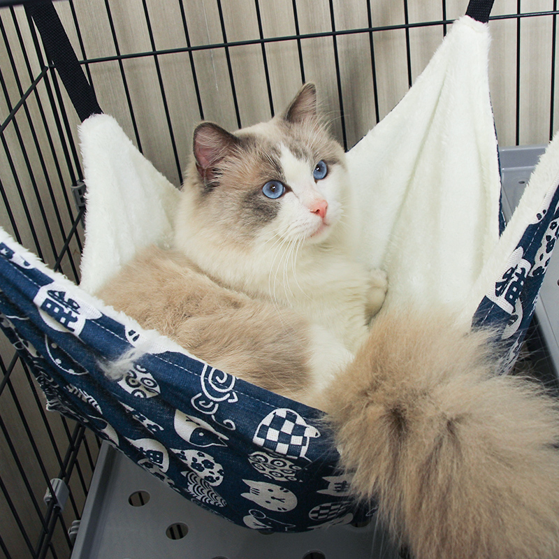 猫窝宠物猫吊床挂式猫笼子用吊篮猫床猫咪吊床睡袋保暖猫挂窝秋千