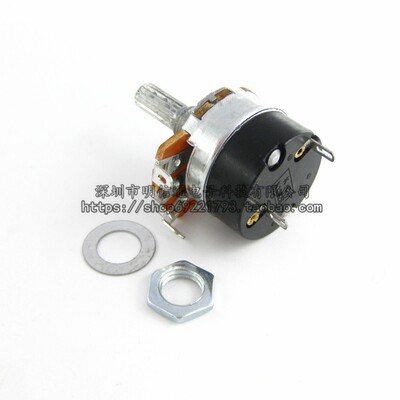 WH138-1带开关电位器BK调光开关可调电阻调速器k柄长20MM