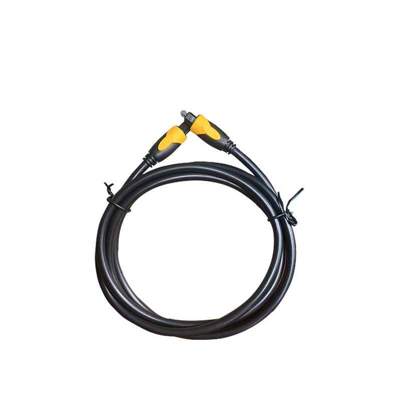 OD6.0朔胶双色头数字光纤音频线音响功放对方口数码光纤音频线