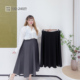 韩系高级感高腰A字伞裙职业通勤百搭中长款 胖莹莹大码 女装 半身裙