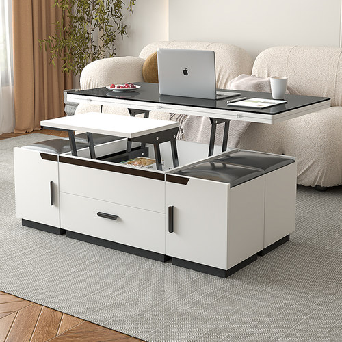 升降茶几餐桌两用折叠多功能