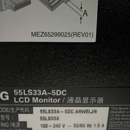 议价LG 55LS33A-5DC 55寸液晶显示器可维修