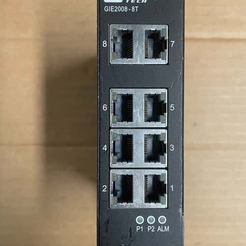 议价吉诺8口千兆工业交换机，型号:GIE2008-8T/GF。正可维修