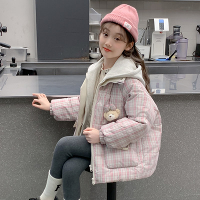 女童羽绒服冬季2025新款儿童洋气超好看90白鸭绒加厚女孩冬装外套