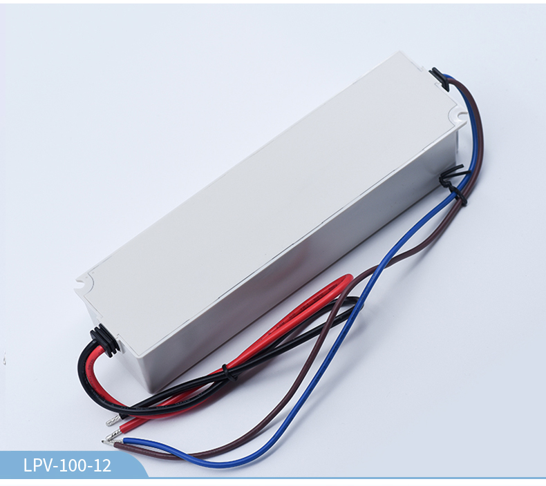 LPV-100-12明纬100w12v8.5a防水led开关电源恒压直流照明灯变压器