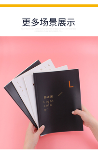 16k大号英语簿长江英语本子小学生用英语薄拼音本初高中大学生英文课作业本练习本牛皮纸加厚软面抄本批发