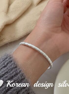 银饰品韩版日系ins手饰形S925感