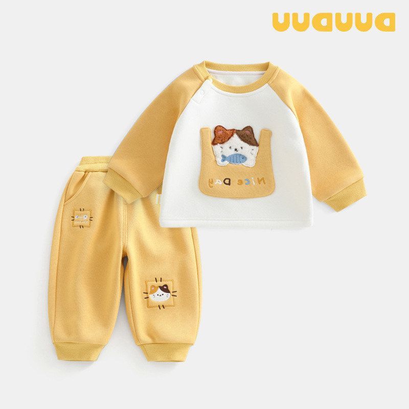 衣服女宝宝韩式男2025儿童卫裤