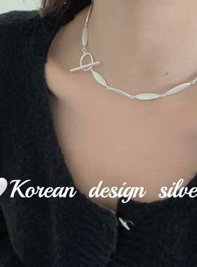 2024ins小众新款风韩版磨砂S925