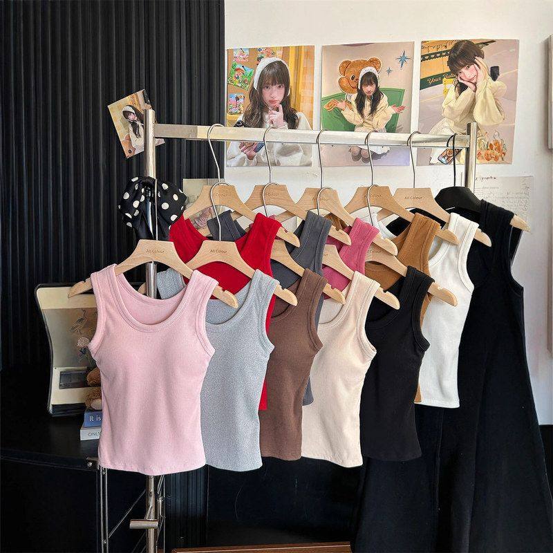 女吊带背心德绒性感磨毛保暖带胸垫纯欲风上衣内潮辣妹秋冬百搭搭,女装/女士精品,抹胸,淘宝优惠券,粉丝福利购,淘宝优惠卷