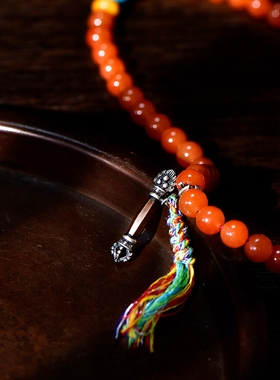 藏式格萨尔王吊坠念珠手串卡扣卡子配件民族风挂件装饰