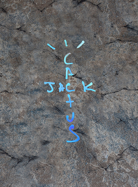 Cactus Jack汽车贴纸Travis Scott潮牌文字Hip-Hop嘻哈说唱鞋盒贴