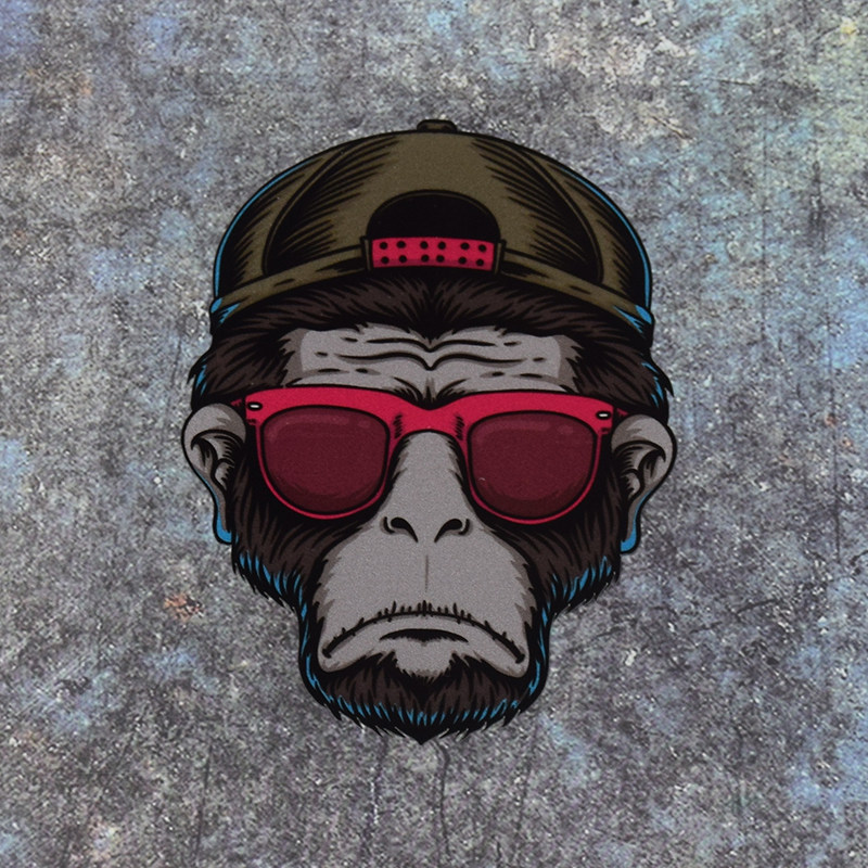 汽车贴纸反重力个性装饰改装猩球崛起创意摩托电动车身车尾油箱盖