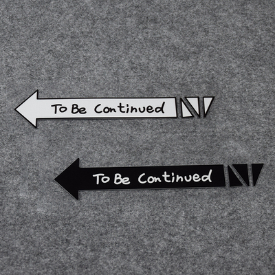 镂空车贴未完待续jojo箭头汽车